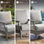 Chaise de patio avec coussins Ahumada