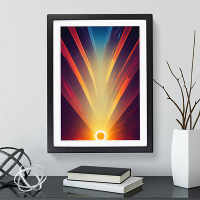 Seductive Sunset Abstract - Wall Art