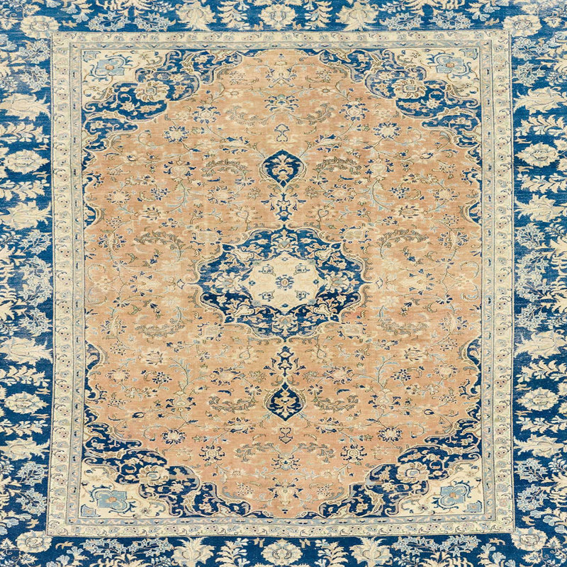 Abstract Indoor Rug, Square 4'
