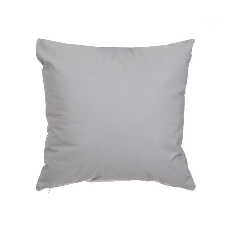 Soleil Square Indoor/ Outdoor Cushion, Silver