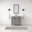 Elizabeth 36" Single Bathroom Vanity Set with Mirror-1429025406-1429025407