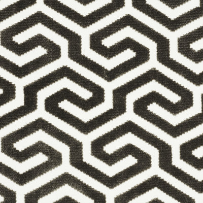 Ming Fret Velvet Fabric