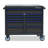 46.06'' W 11 -Drawer Steel Bottom Rollaway Chest with Wheels