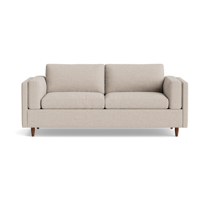Skinny Fat Sofa Bed, Performance Weave - Natural