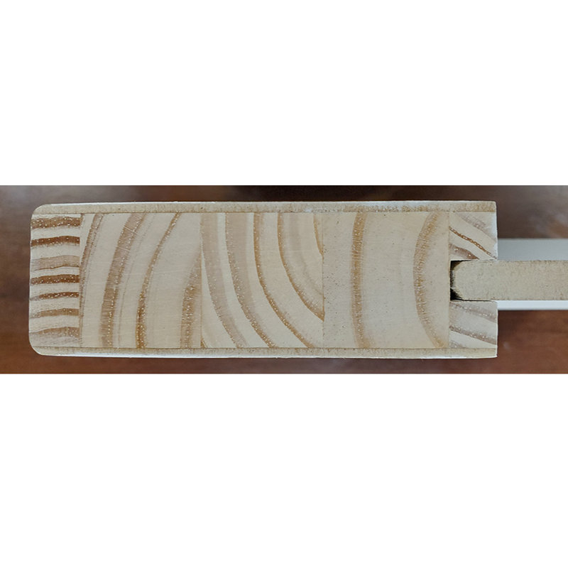 Porte standard à panneaux en bois massif Shaker, 18 po x 80 po