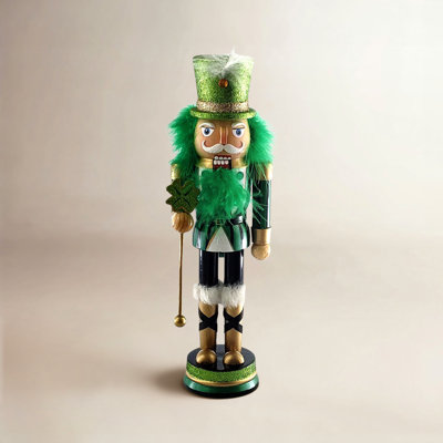 St. Patrick's Day Clover Nutcracker