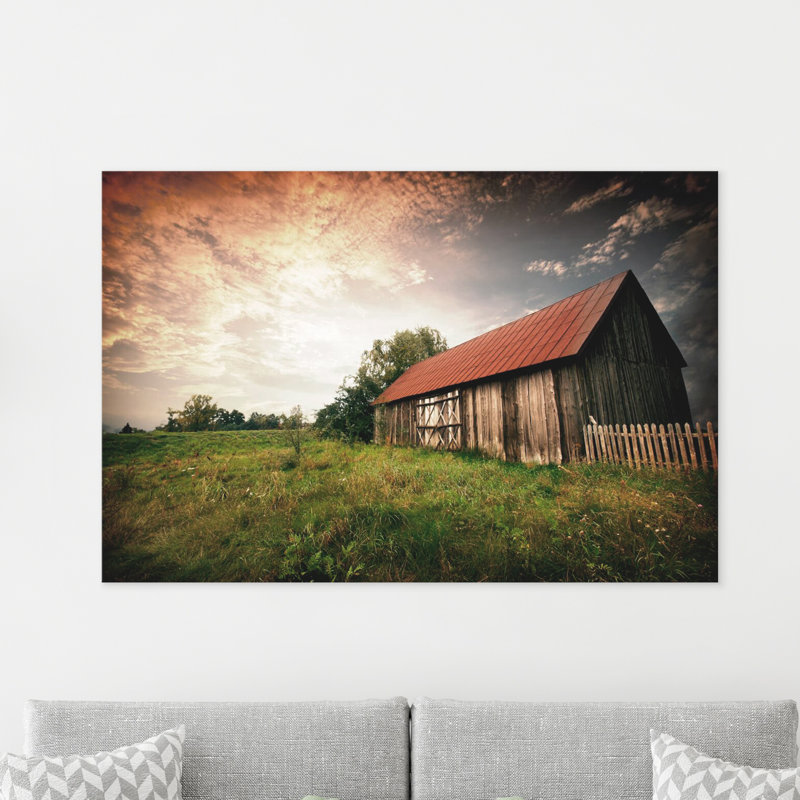«Country Paradise», reproduction de photo sur verre