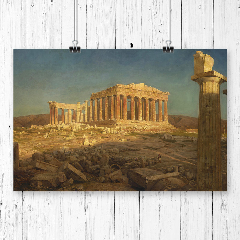 Frederic Edwin Church - No Frame Painting, 42cm H x 59.4cm W