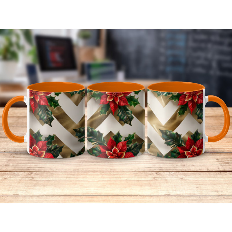 Ceramic Coffee Mug, Orange