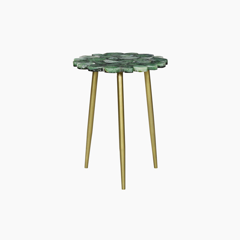 Beronica Green Agate End Table