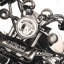 Art sur toile moto réaliste sépia | Transport de décoration intérieure