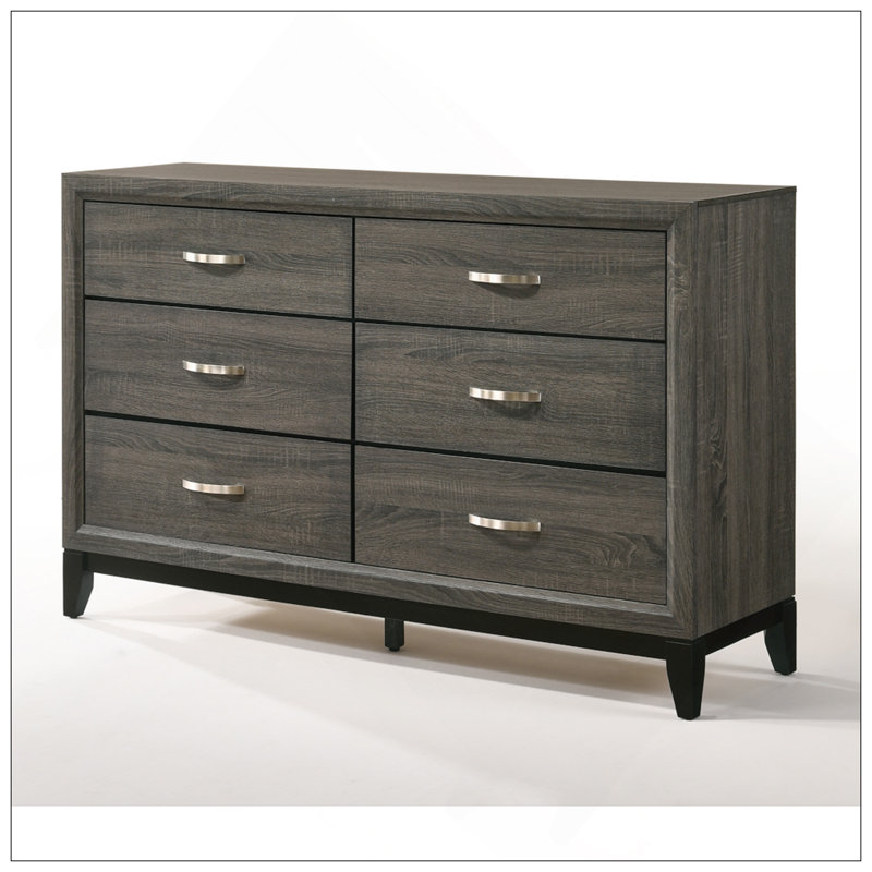 Valdemar Weathered Gray Finish Dresser