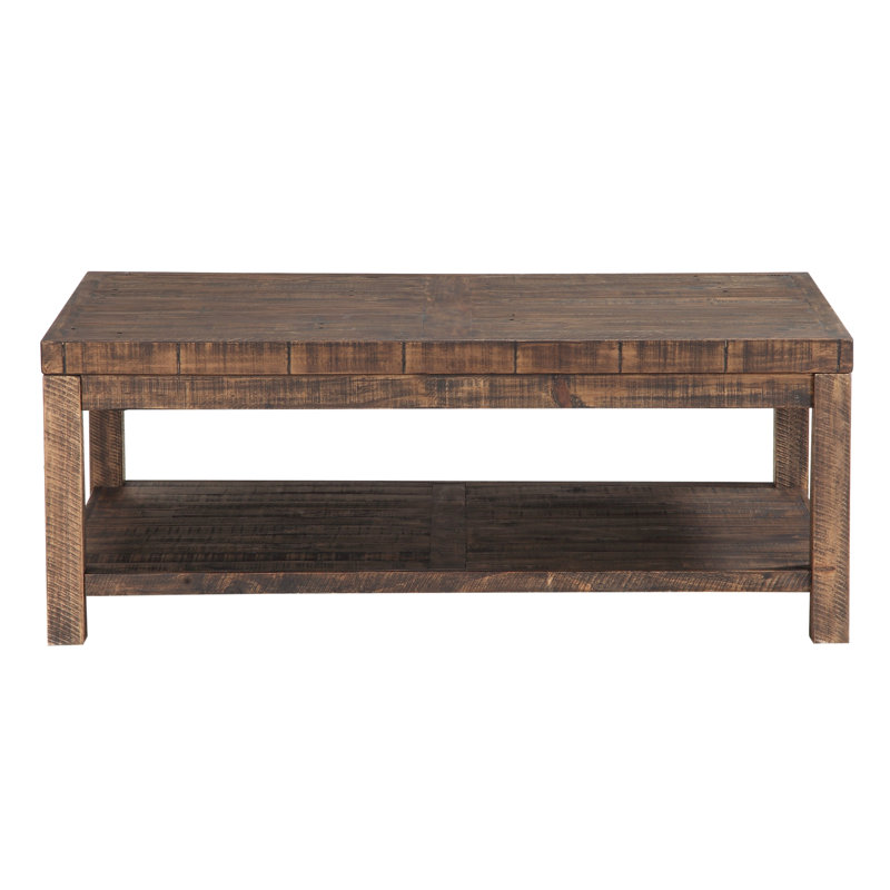 Solid Wood Four Leg Coffee Table