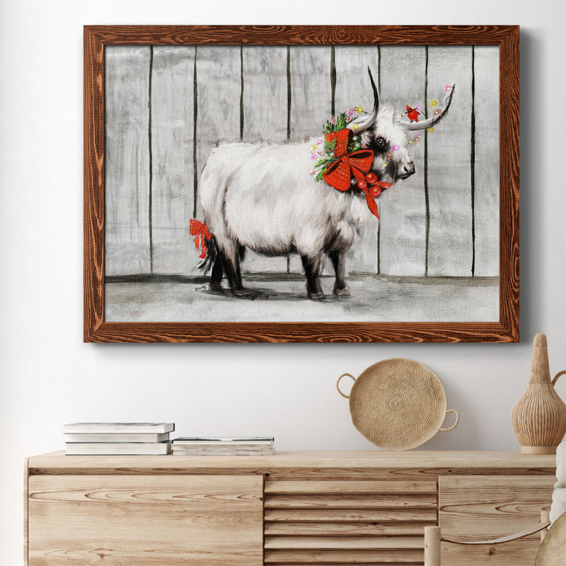 Barn Festivities I - Reproduction d'art sur toile encadrée, H 31 po x l 44 po x P 1 po, Érable