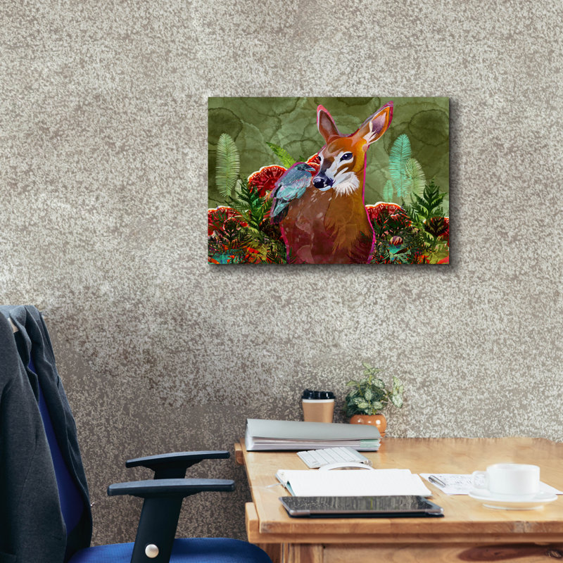  «Solitude» par Thatgrubgirl, art mural sur toile, 26 po x 18 po