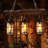 Rustic Metal & Wood 3-lamp Pendant Light 