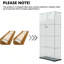 4-Tiers Glass Display Cabinet With LED Lighting-944587592
