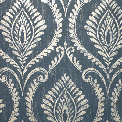 Estelle Damask Luxury Vinyl Wallpaper