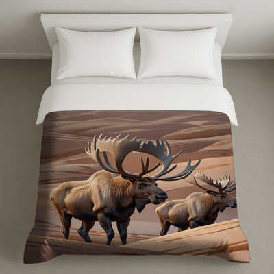 Two Majestic Moose Duvet Covers