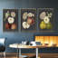 Midnight Harvest I - Ensemble de 3 reproductions encadrées sur toile-97708608-97708611