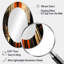 Vecteurs orange et gris I - décor de miroir mural ovale orange-614768872