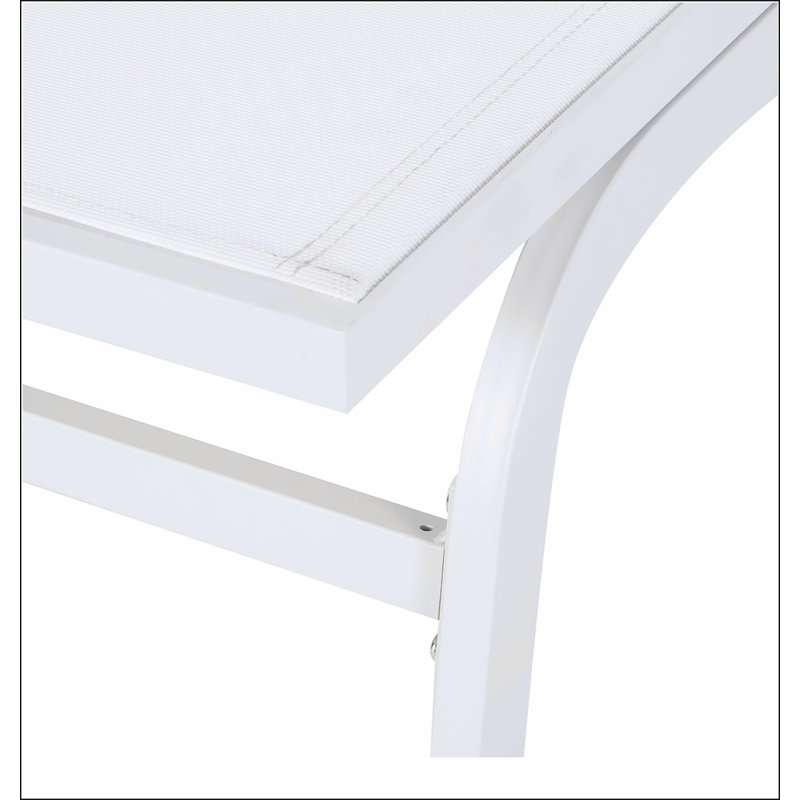 FINN CHAISE LUNGE, Blanc
