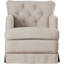 Fauteuil pivotant en lin 27,6 po