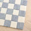 Msr4760 Chelsea Stewart Hand Tufted Wool/Cotton Checkered Rug in Light Blue/Ivory-90584664