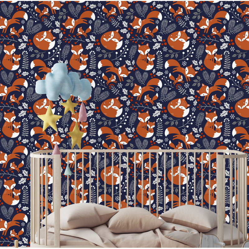 Rouleau de papier peint Fox, L 16,67 po x l 25 po