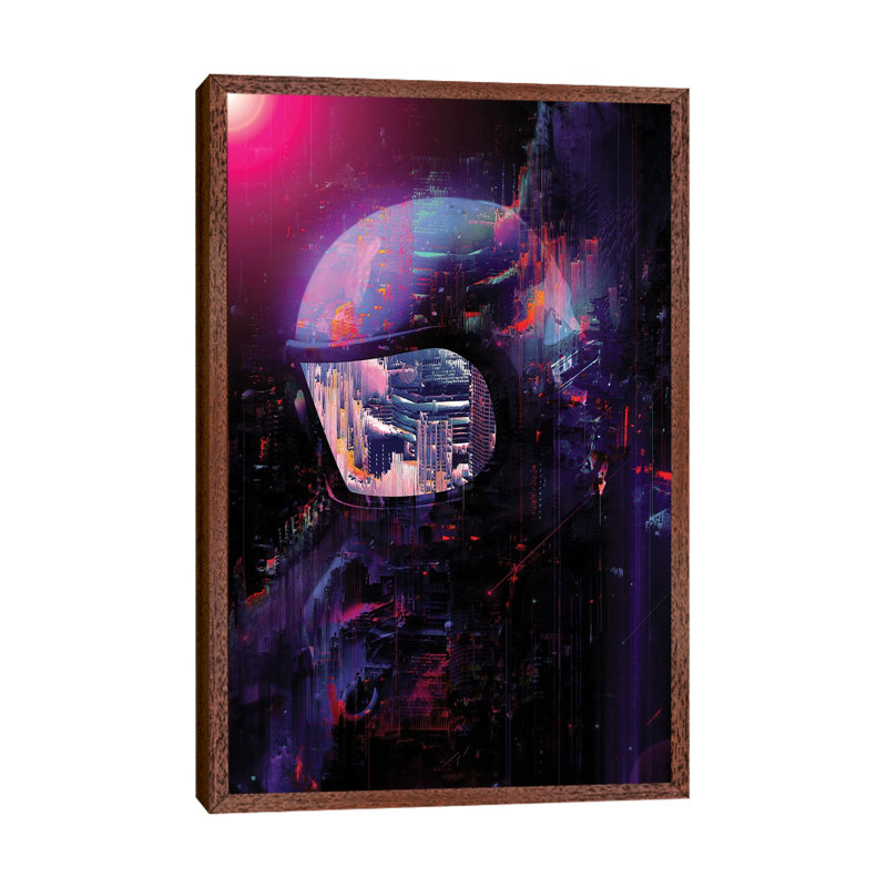 Dissolution by Nicebleed - Print on Canvas, Classic Brown Wood Framed, 152.5 cm H x 101.5 cm W