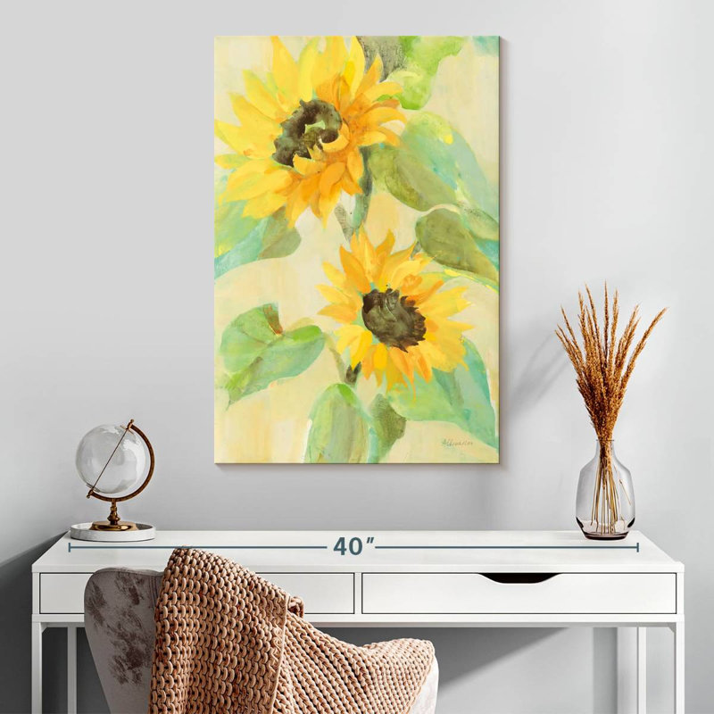 Harnek Sunny Sunflower Blooms, 30" H x 20" W