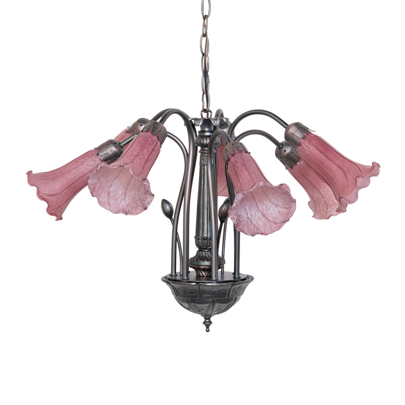 Hildigard 7 - Light Chandelier, Lavender