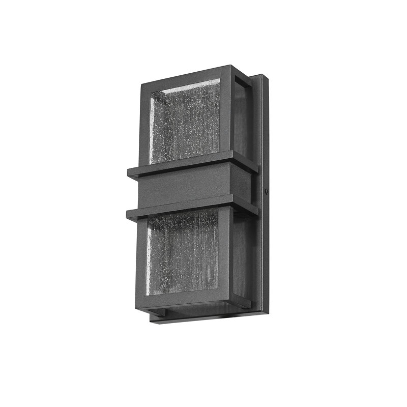 Plafonnier encastré d'extérieur 2 lumières Alresford, H 12 po x l 6,25 po x P 3,25 po