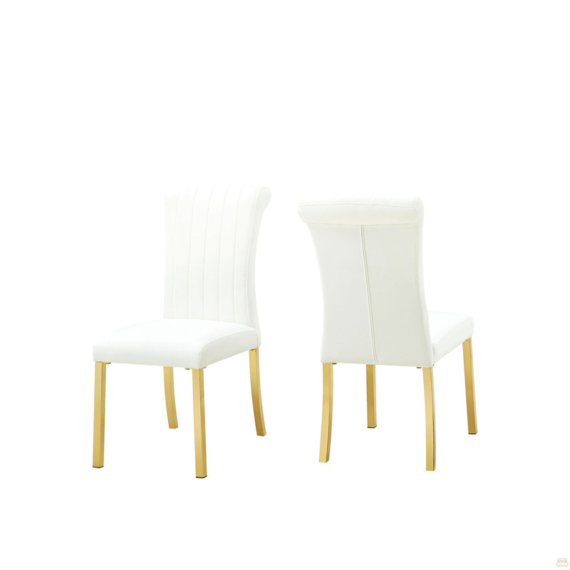 Chaise d'appoint 2pc, Doré