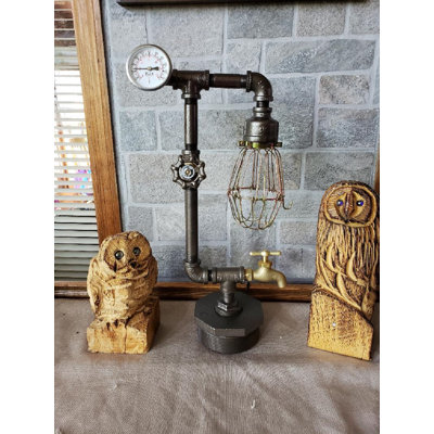 Bushing Metal Arched Lamp