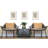 Polyester/Polyester Blend Lumbar Rectangular Indoor/Outdoor Pillow Cover & Insert-83783533