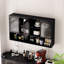 Rangement mural 47,25 po à quatre portes pour armoire murale en verre-539839342