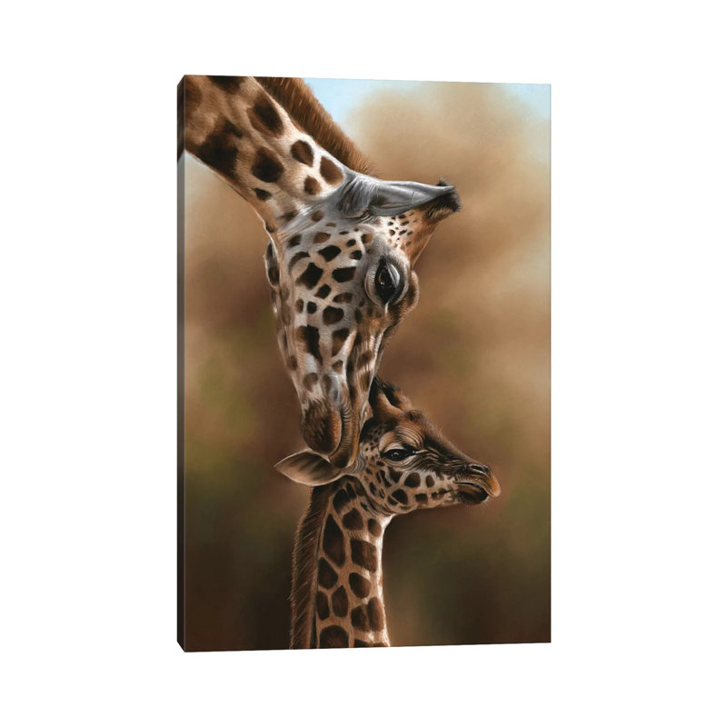 Giraffes by Richard Macwee - Wrapped Canvas Gallery-Wrapped Canvas Giclée, 152.5 cm H x 101.5 cm W