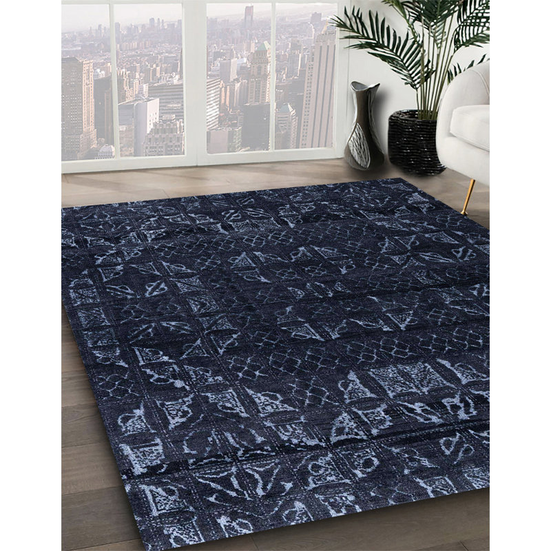 Abstract Indoor Rug, Square 6'
