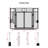 Stange 3 Panel Steel Fireplace Screen