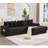 110.75" Modular L Shaped Sofa-1487599125