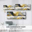 Toile tendue à motif abstrait 9 # LII-Abstract-928132191