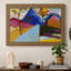 Kochel Straight Street, 1909 - Wassily Kandinsky - Toile encadrée sur mesure-1859055539-1859055433-1859055436