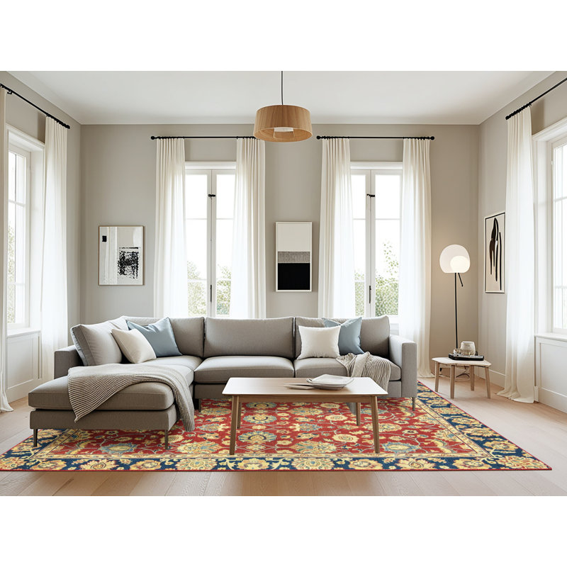 Abstract Indoor Rug, Rectangle 8' x 10'
