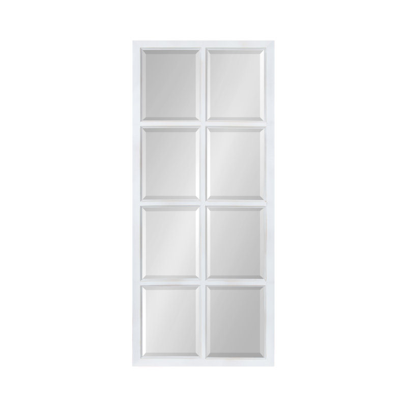 Miroir d'appoint Busby Country, Blanc, 32 po x 26 po
