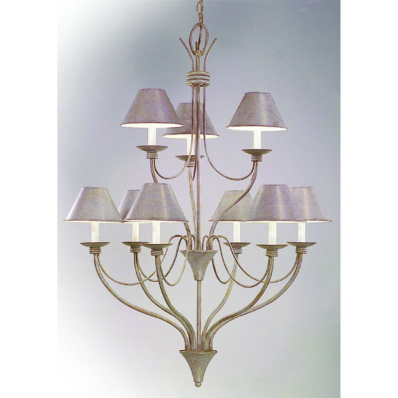  Lustre suspendu 9 lumières Eibo