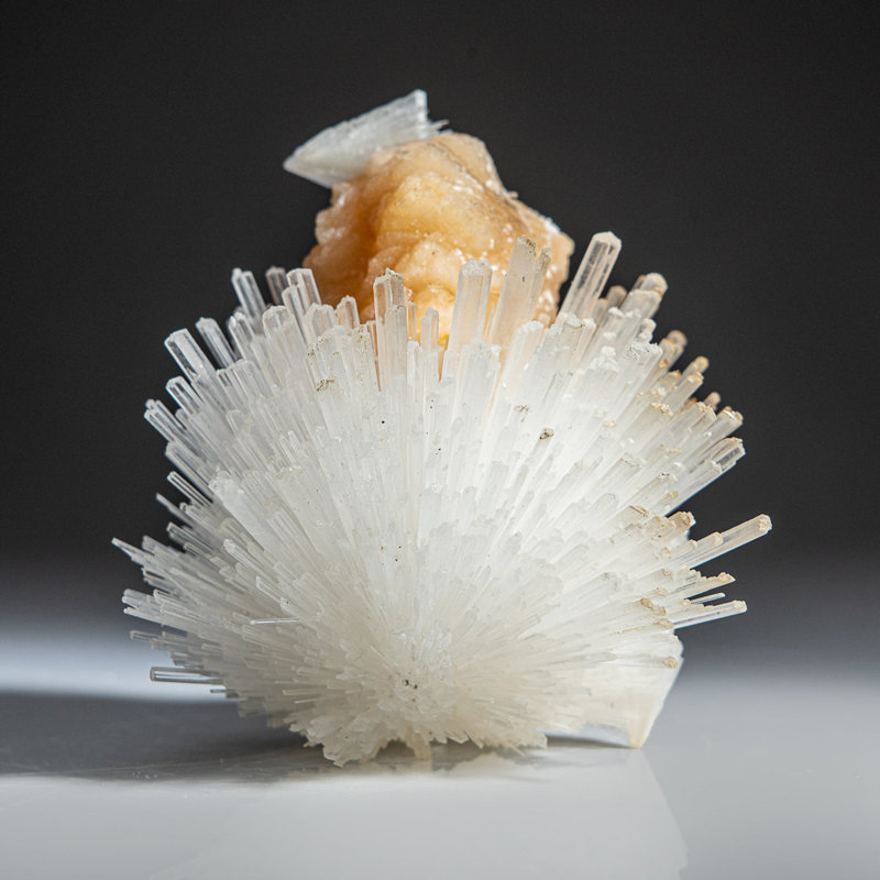 Scolecite on Stilbite du quartier de Nasik, Maharashtra, Inde (284,1 grammes)