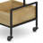 Hobbs - 16" Bar Cart - Natural