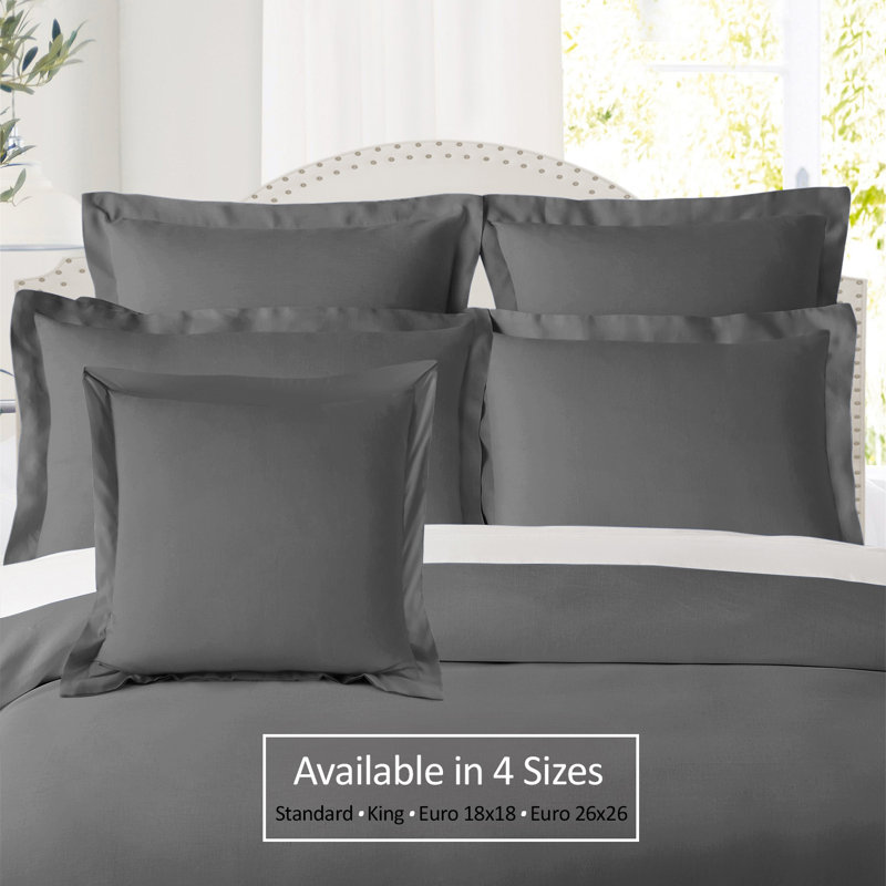 Polyester Bedding, Charcoal Gray, 20" x 36"