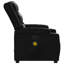 Fauteuil inclinable de massage Vidaxl noir-97814435-128717595